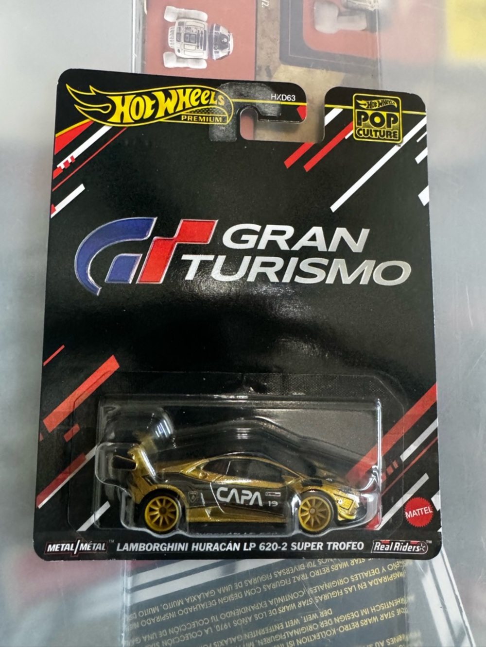 Hot Wheels Gran Turismo Gold Lamborghini Huracán LP 620-2 Super Trofeo